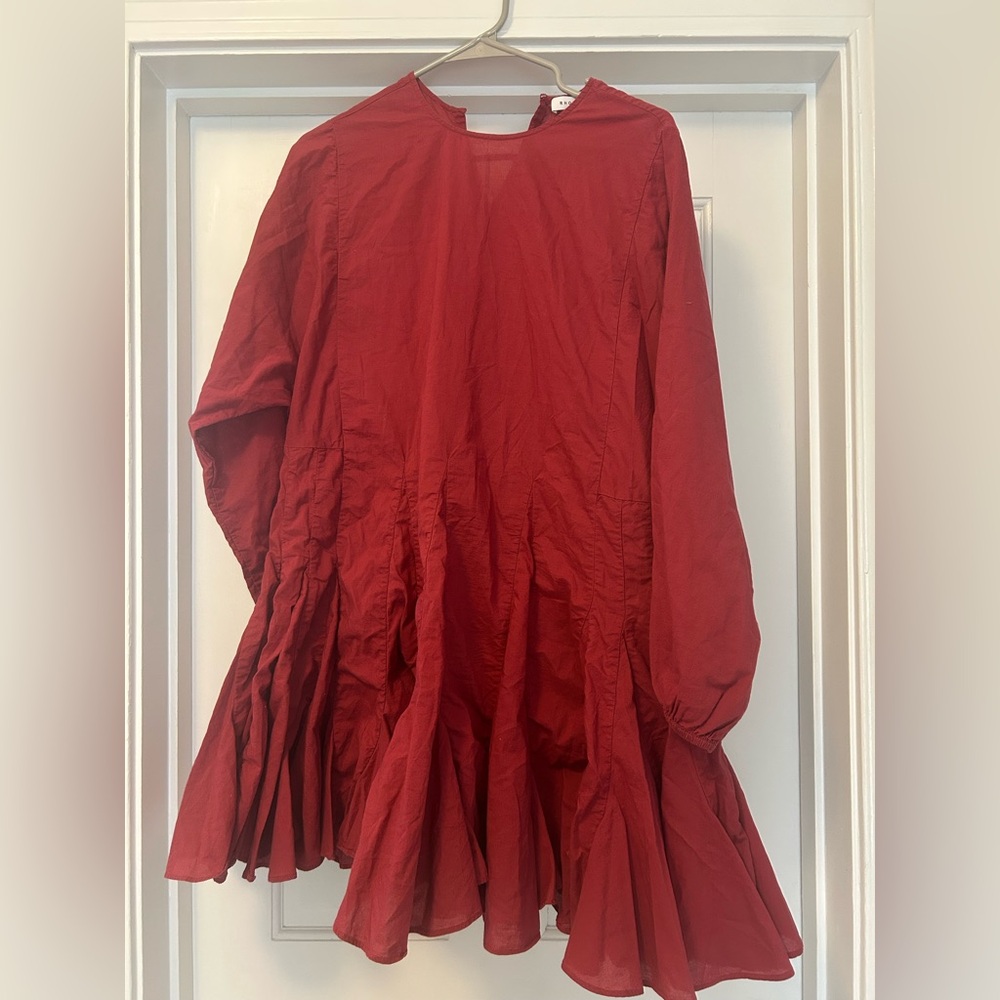 Rhode Ella Raspberry Mini Dress (Size Small) - Picture 5 of 6